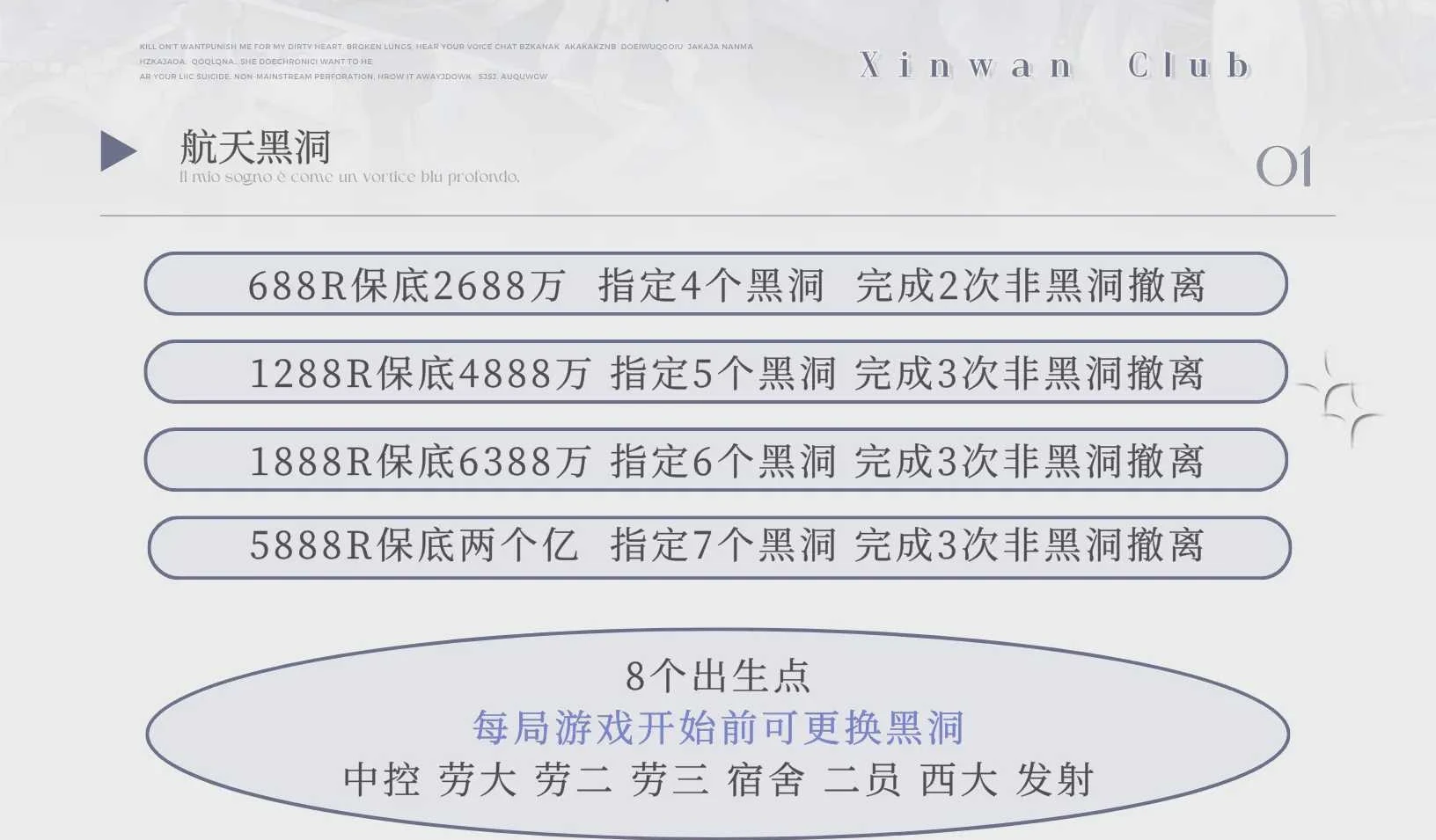 航天黑洞趣味单图片