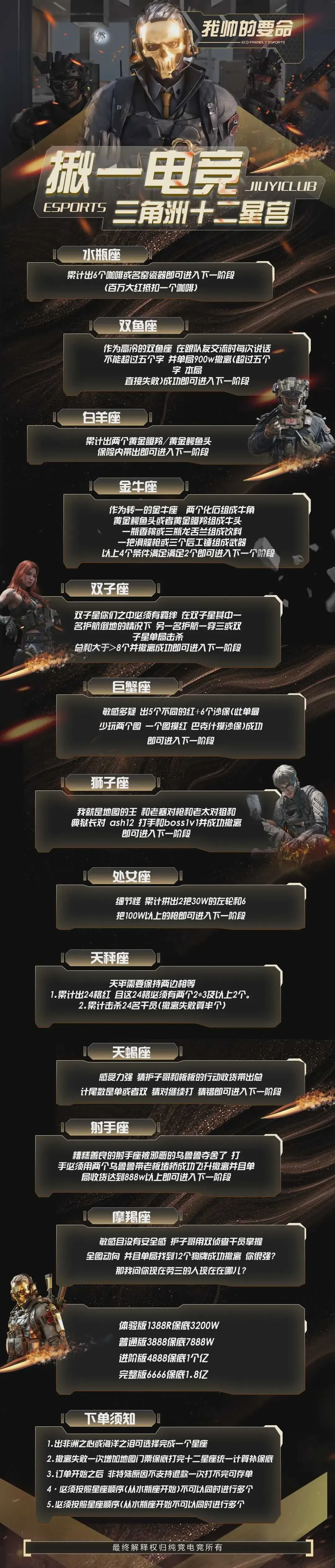 揪一电竞十二星宫详情图片1