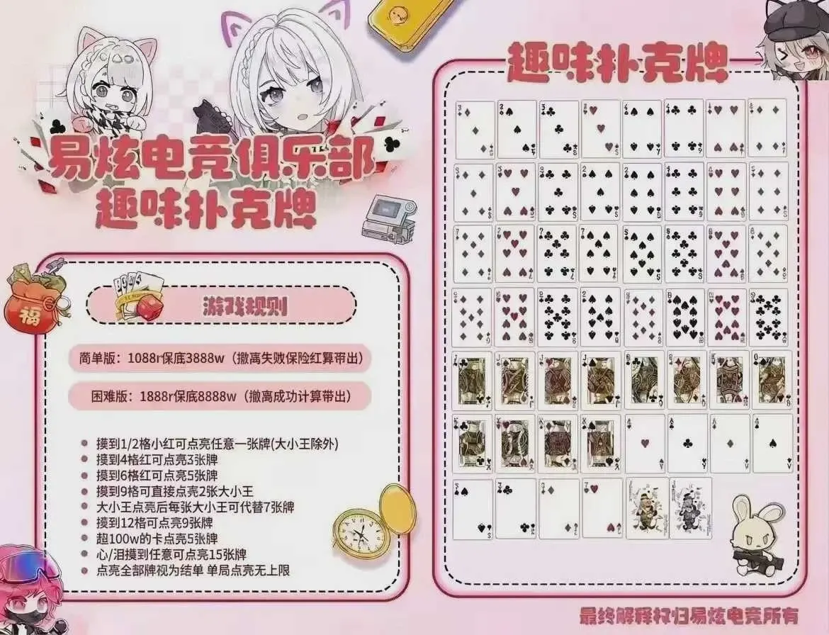 易炫电竞Club趣味扑克牌详情图片1