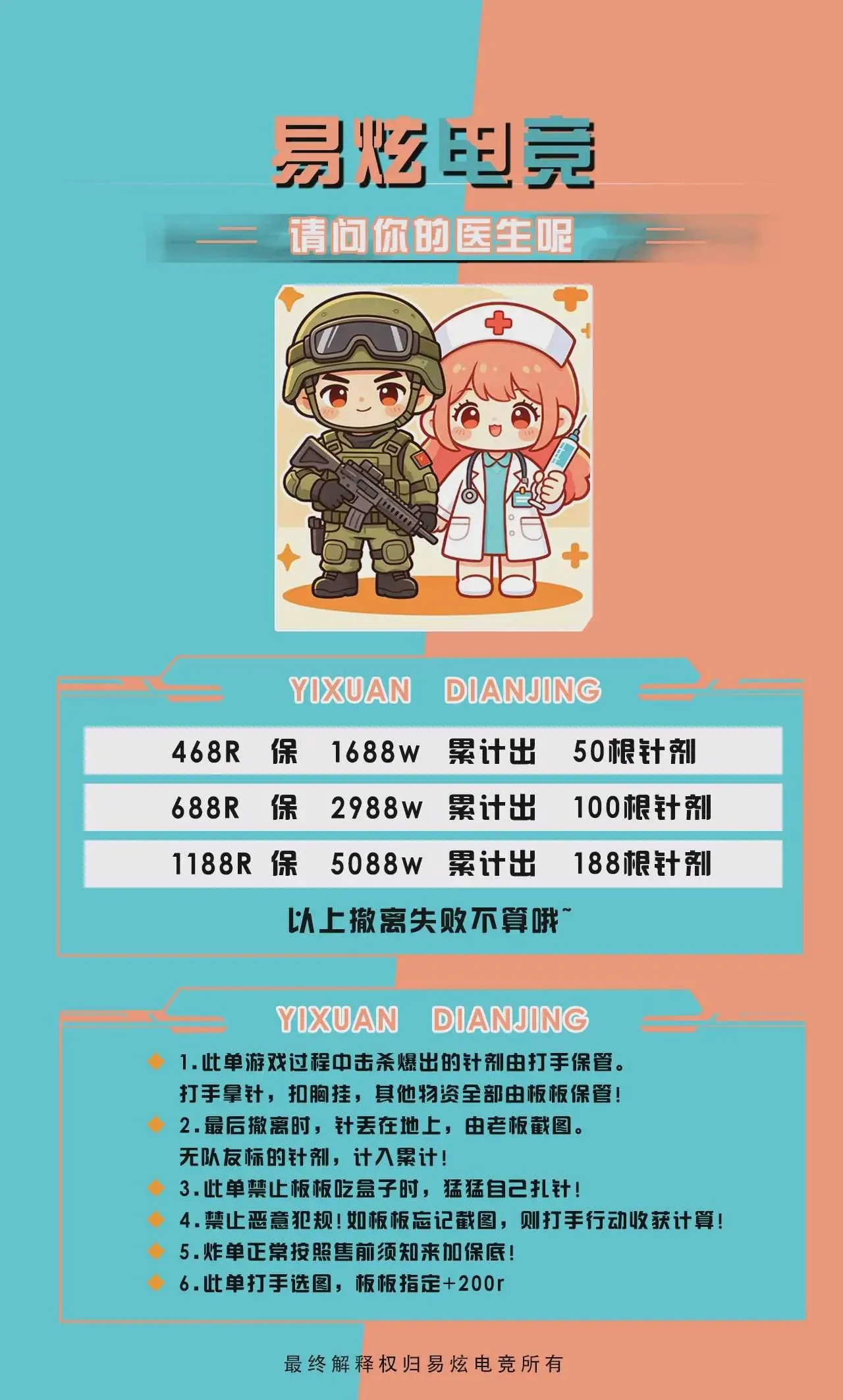 易炫电竞Club请问你的医生呢详情图片1