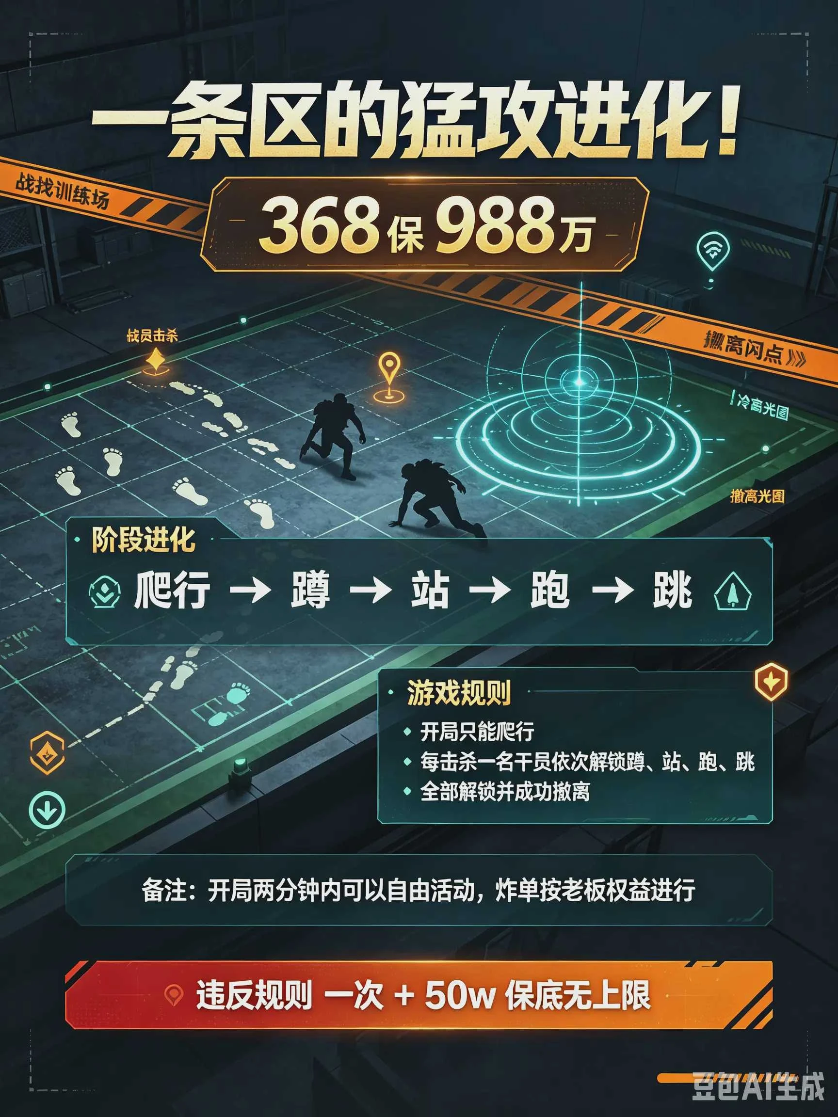一条区的猛攻进化趣味单图片