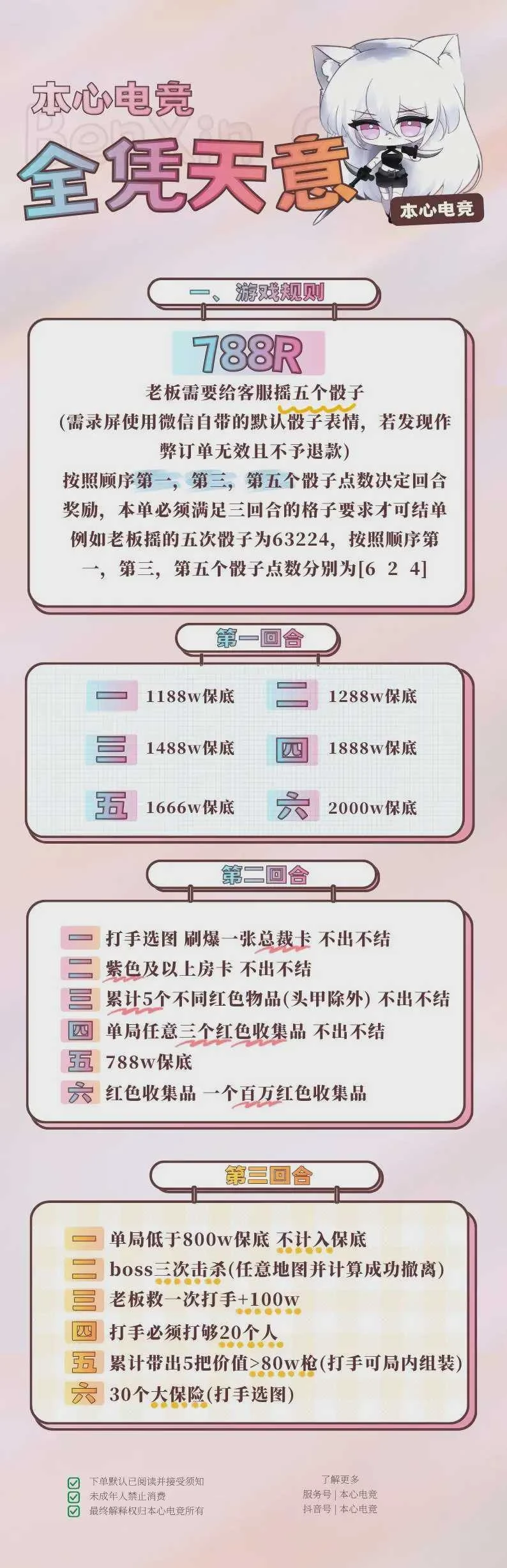 全凭天意趣味单图片