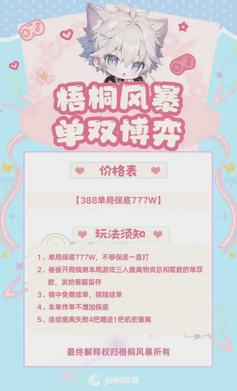 梧桐风暴电竞单双博弈详情图片1