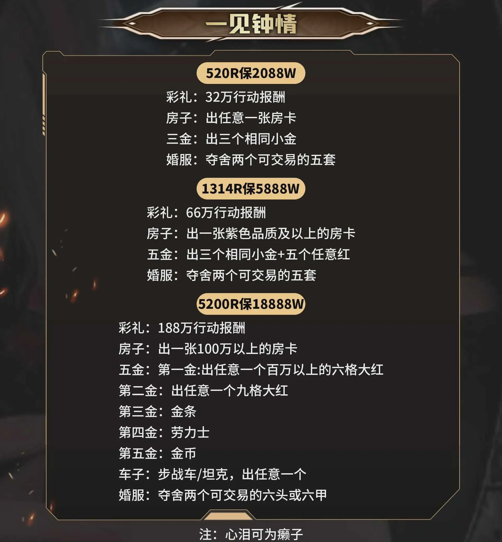 一见钟情趣味单图片