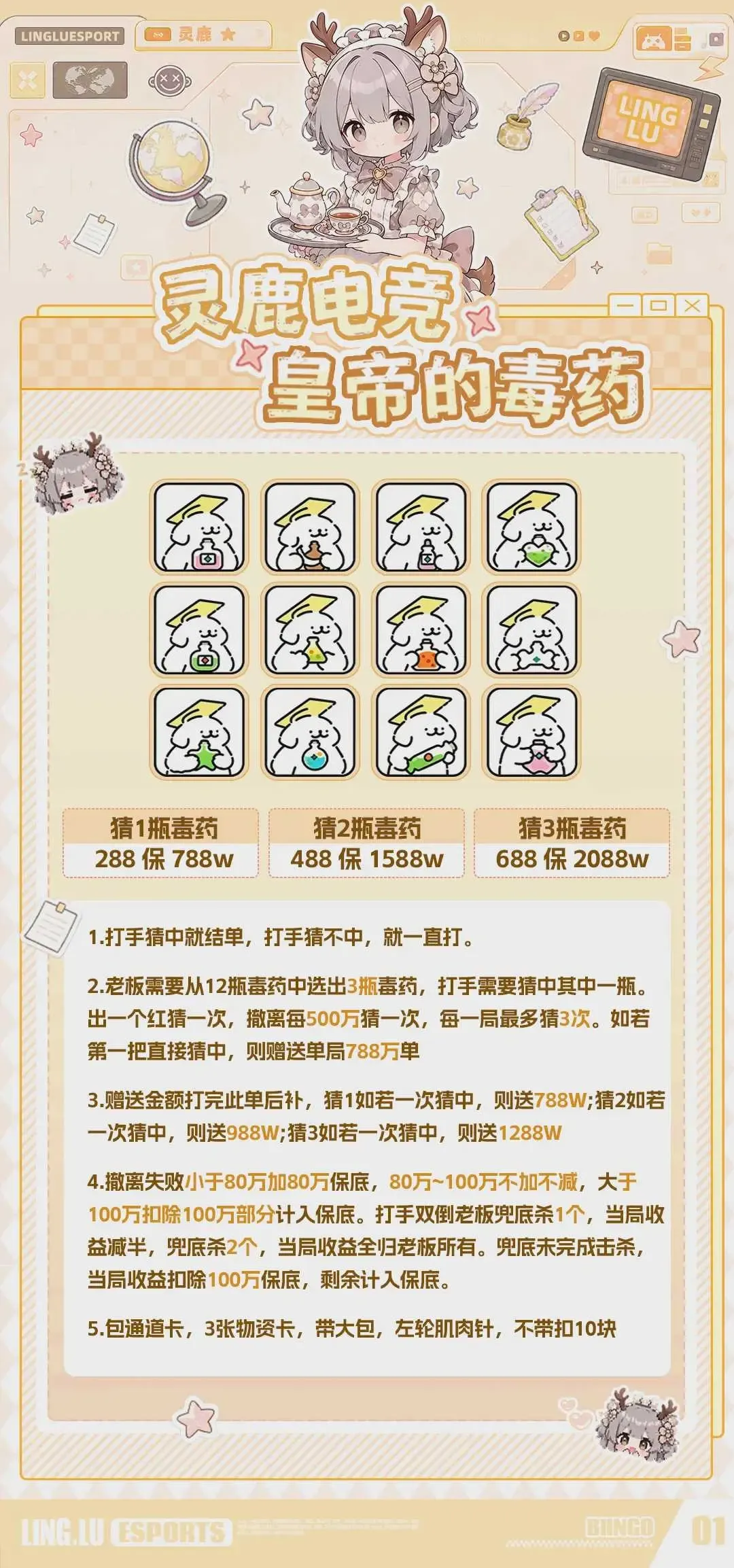灵鹿电竞皇帝的毒药详情图片1