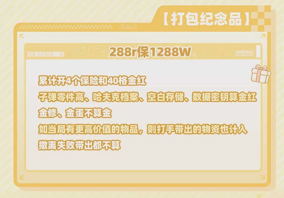 打包纪念品趣味单图片
