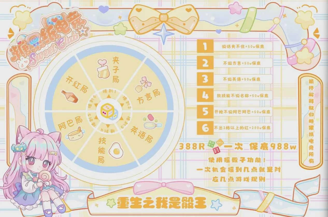 重生之我是骰王趣味单图片