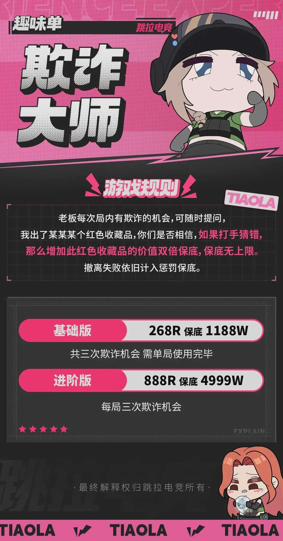 欺诈大师趣味单图片