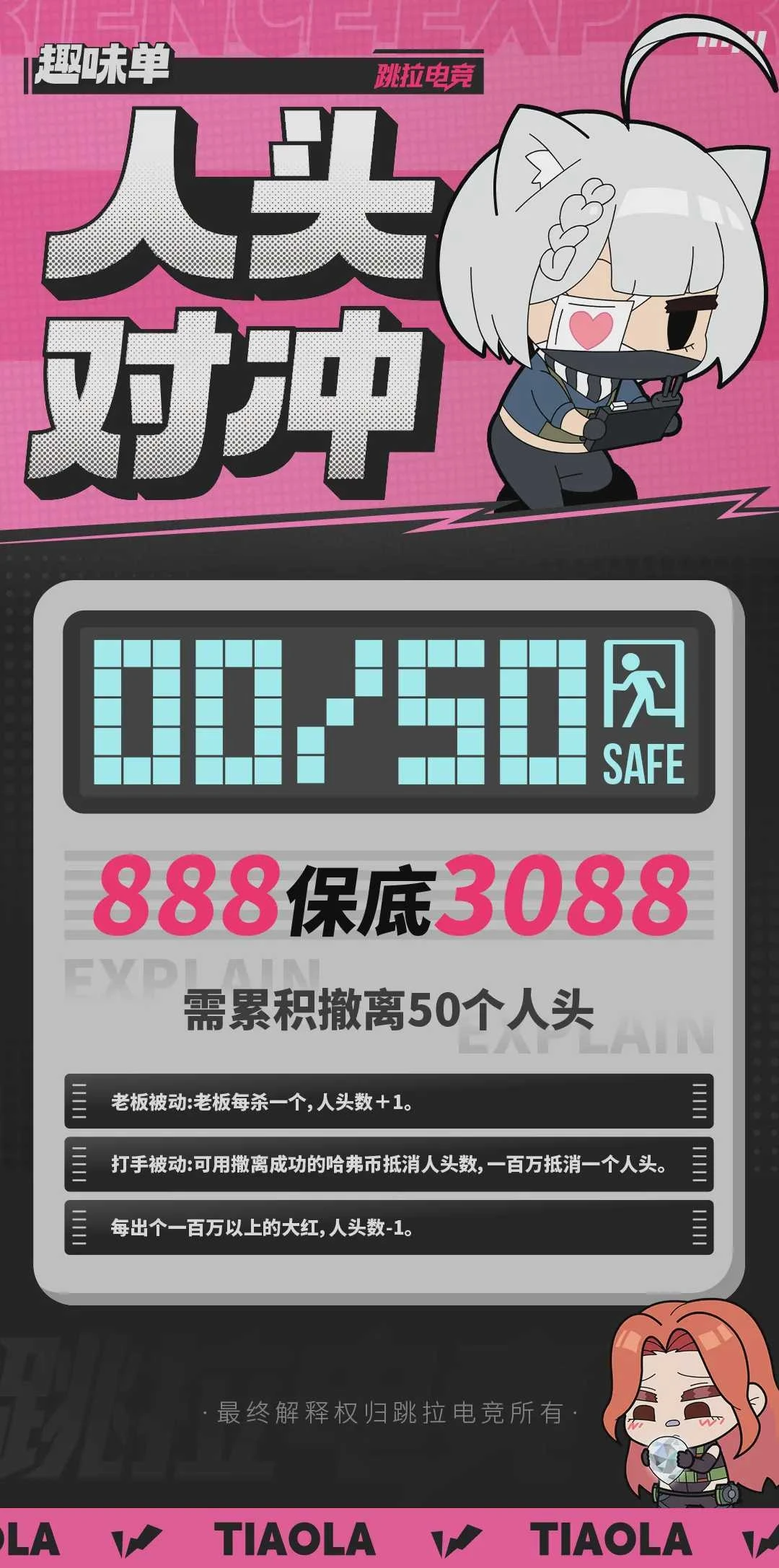 人头对冲趣味单图片