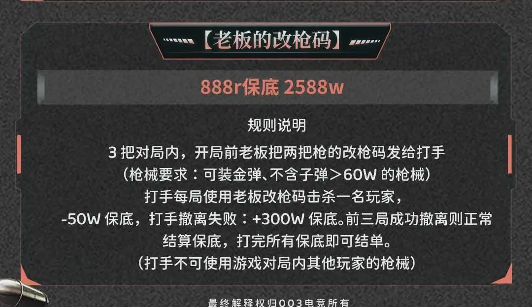 零零三电子竞技老板的改枪码详情图片1