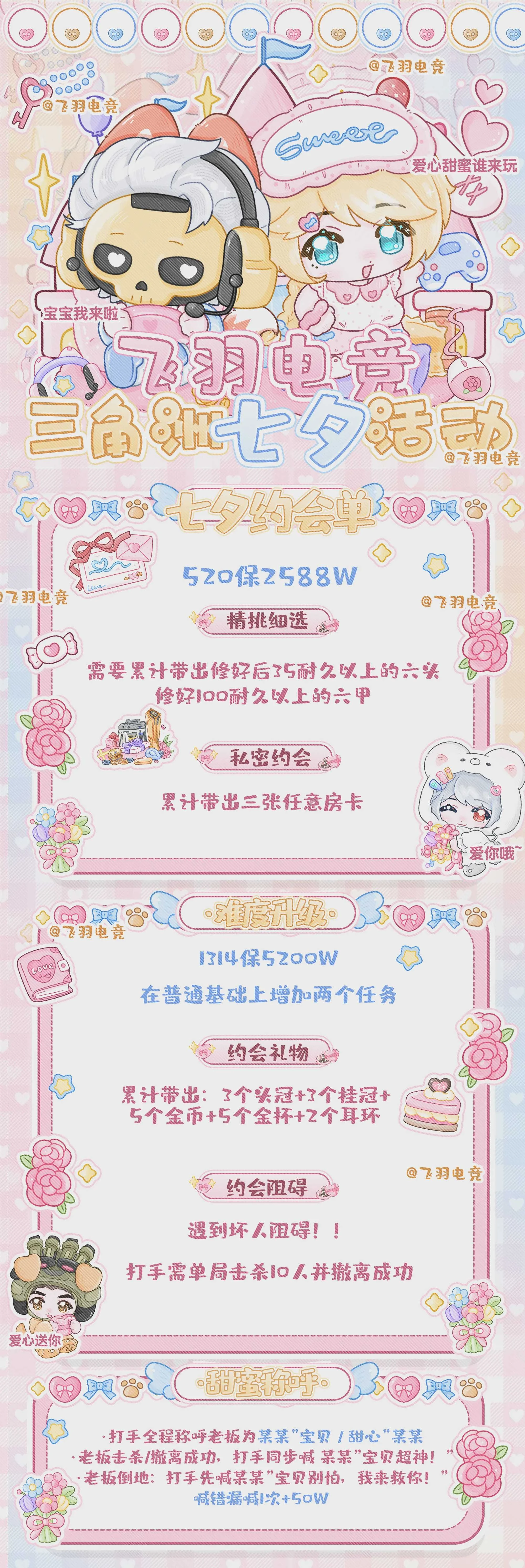 七夕约会单趣味单图片