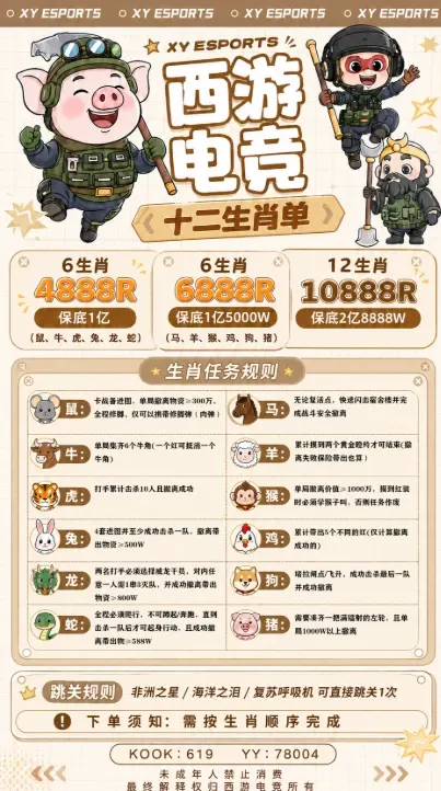 西游电竞十二生肖单详情图片1