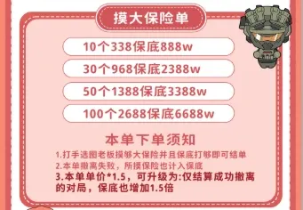 西游电竞摸大保险单详情图片1