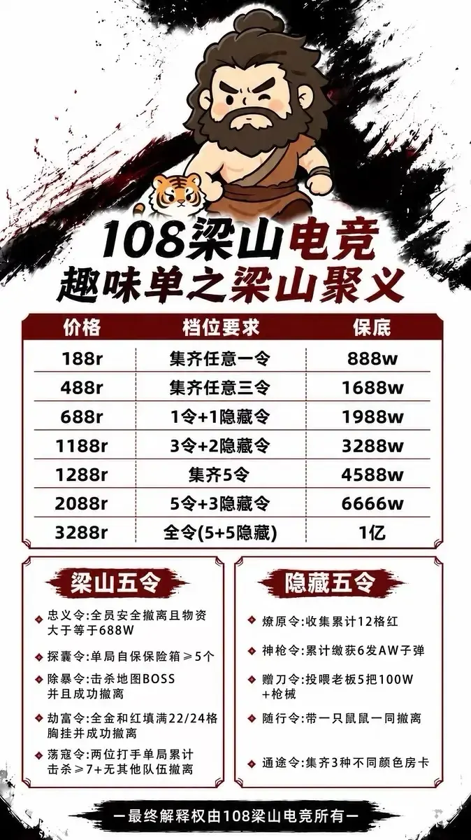 108梁山电竞梁山聚义详情图片1