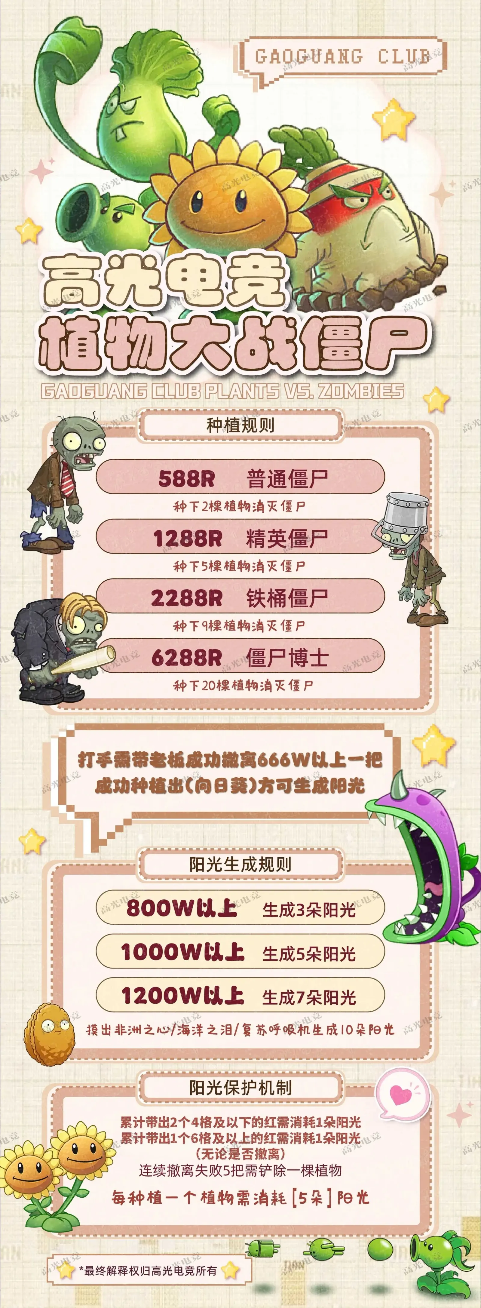 高光电竞植物大战僵尸详情图片1
