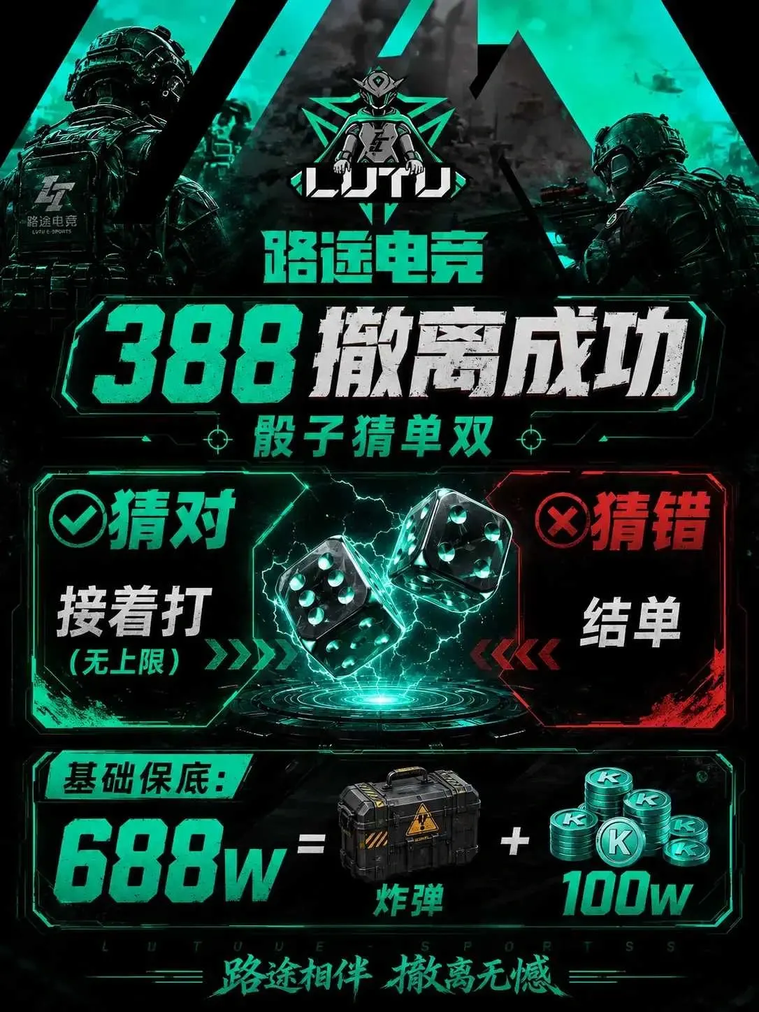 路途电竞骰子猜单双详情图片1