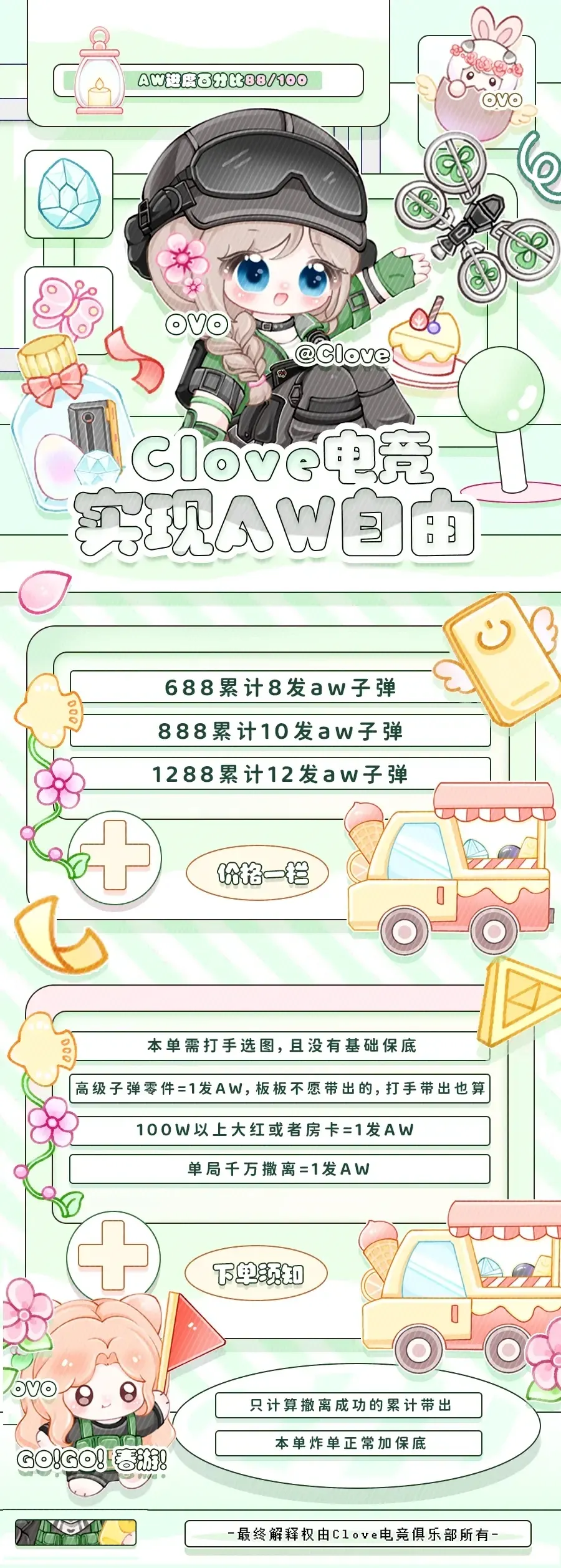 Clove电竞实现AW自由详情图片1