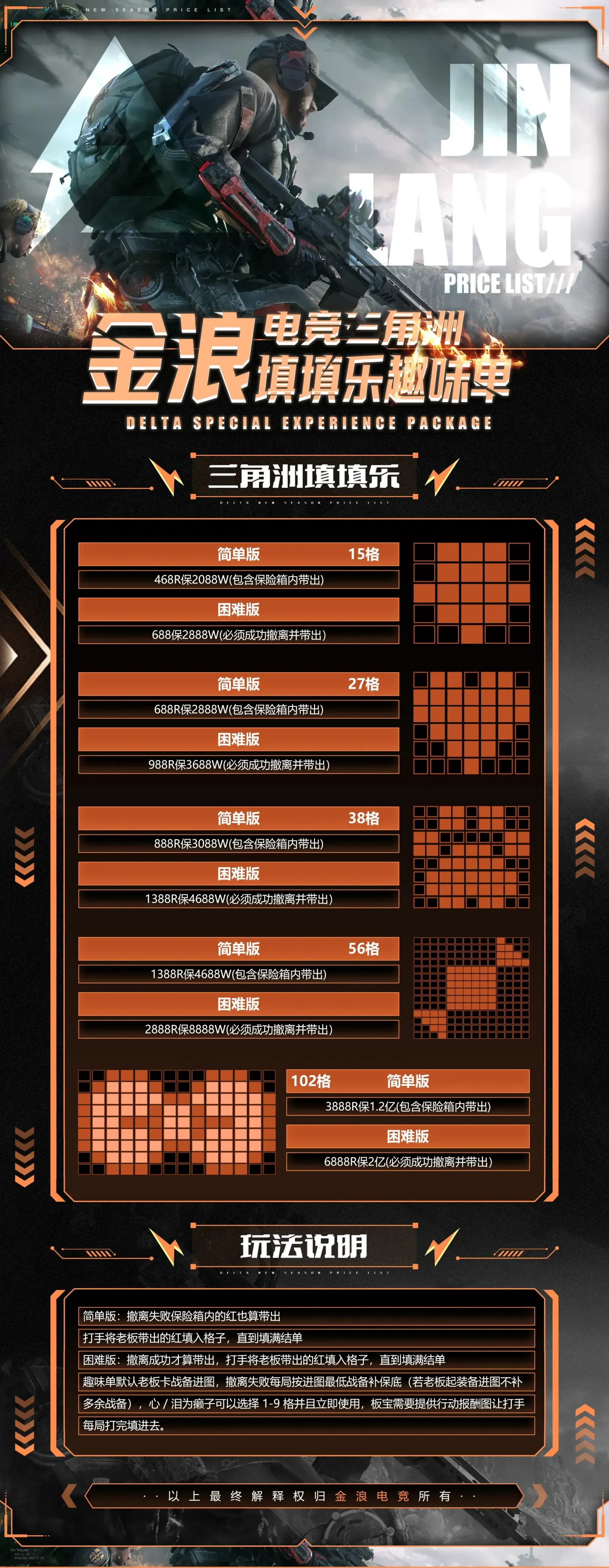 金浪电竞27格填填乐详情图片1